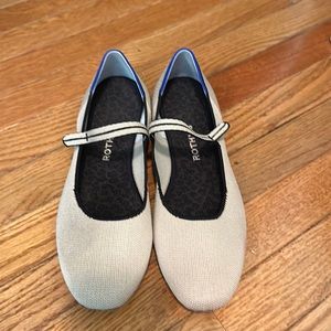 Rothy’s The Square Mary Jane in Ecru, size 10.5